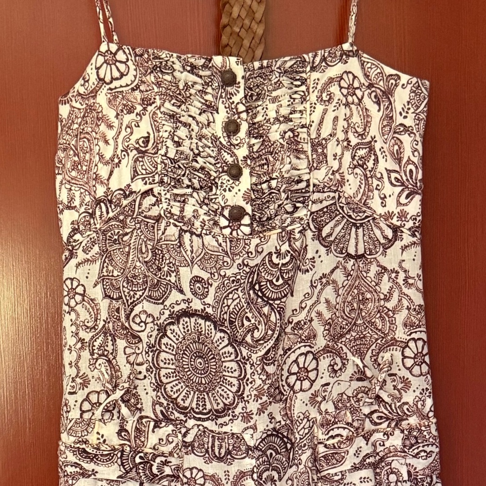 L.A.M.B Spring 2008 Collection Mendhi Tattoo Print Dress